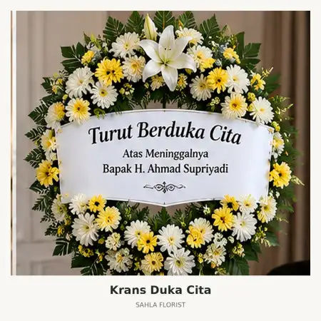 Krans Bunga Duka Belitung Timur